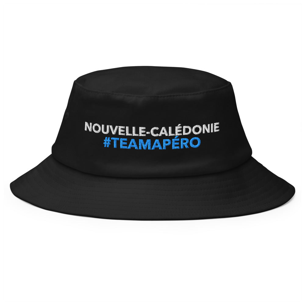 Bob Nouvelle-calédonie #TeamApéro - Bob noir brodé