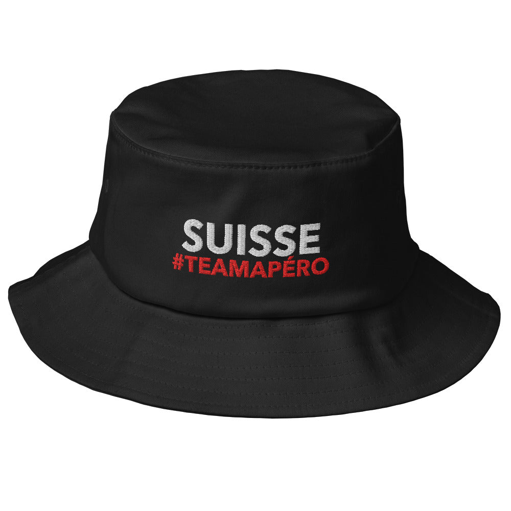 Bob Suisse #TeamApéro - Bob noir brodé