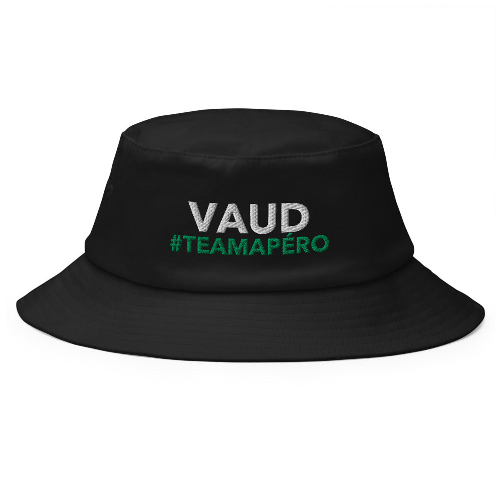 Bob Vaud #TeamApéro - Bob noir brodé