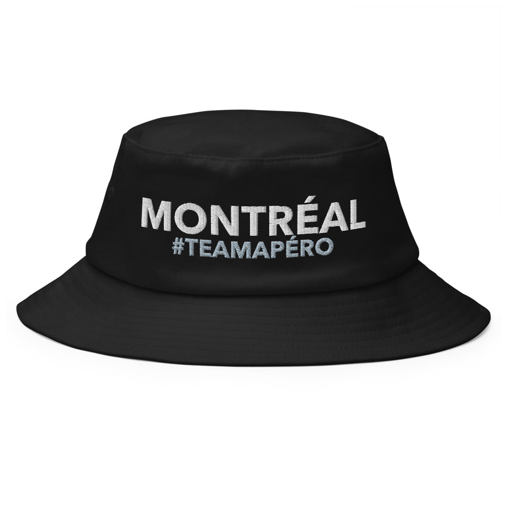 Bob Montréal #TeamApéro - Bob noir brodé