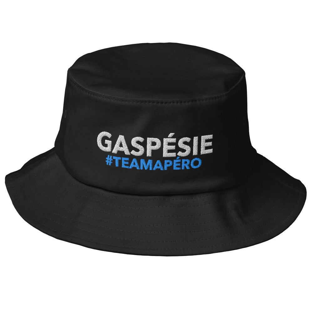 Bob Gaspésie #TeamApéro - Bob noir brodé