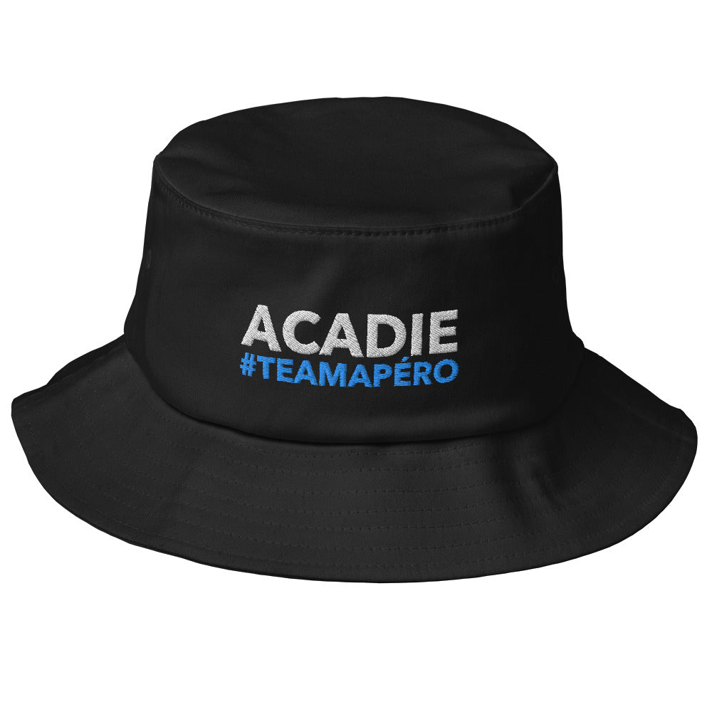 Bob Acadie #TeamApéro - Bob noir brodé
