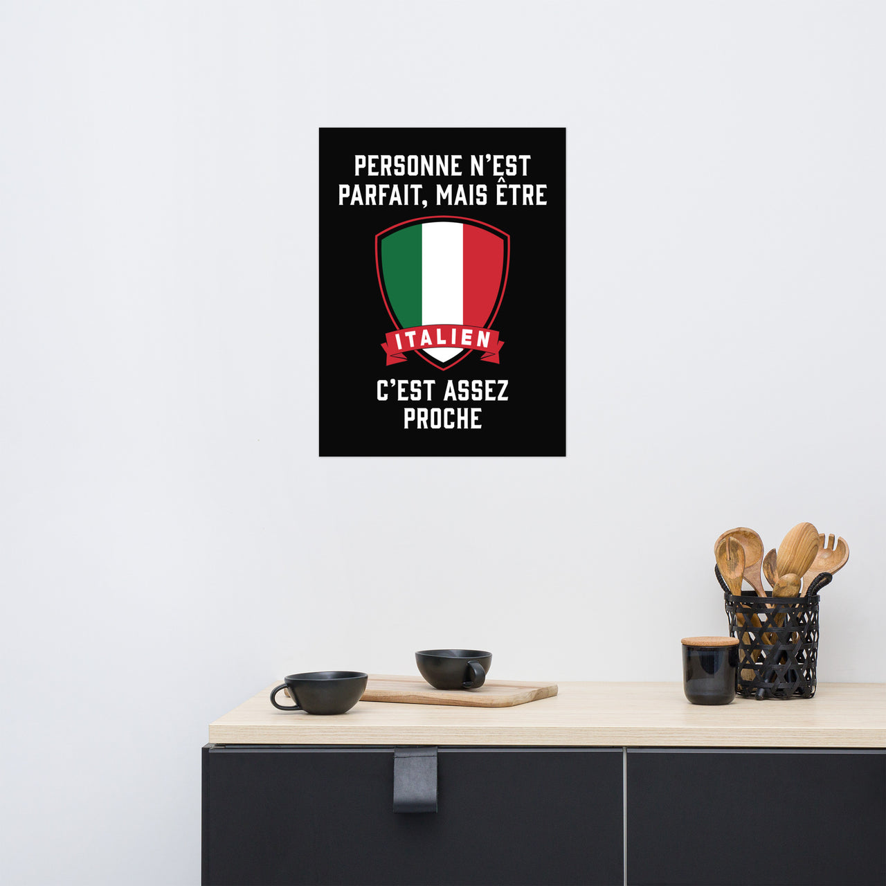 Poster Italie - Personne n'est parfait - impression de qualité