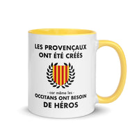 Thumbnail for Les Provençaux ont été créés car même les Occitans ont besoin de héros - Tasse mug jaune 11 oz - Provence