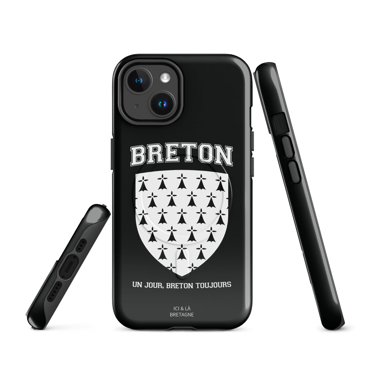 Coque iPhone Bretagne matte - Breton un jour, Breton toujours