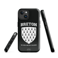 Thumbnail for Coque iPhone Bretagne matte - Breton un jour, Breton toujours