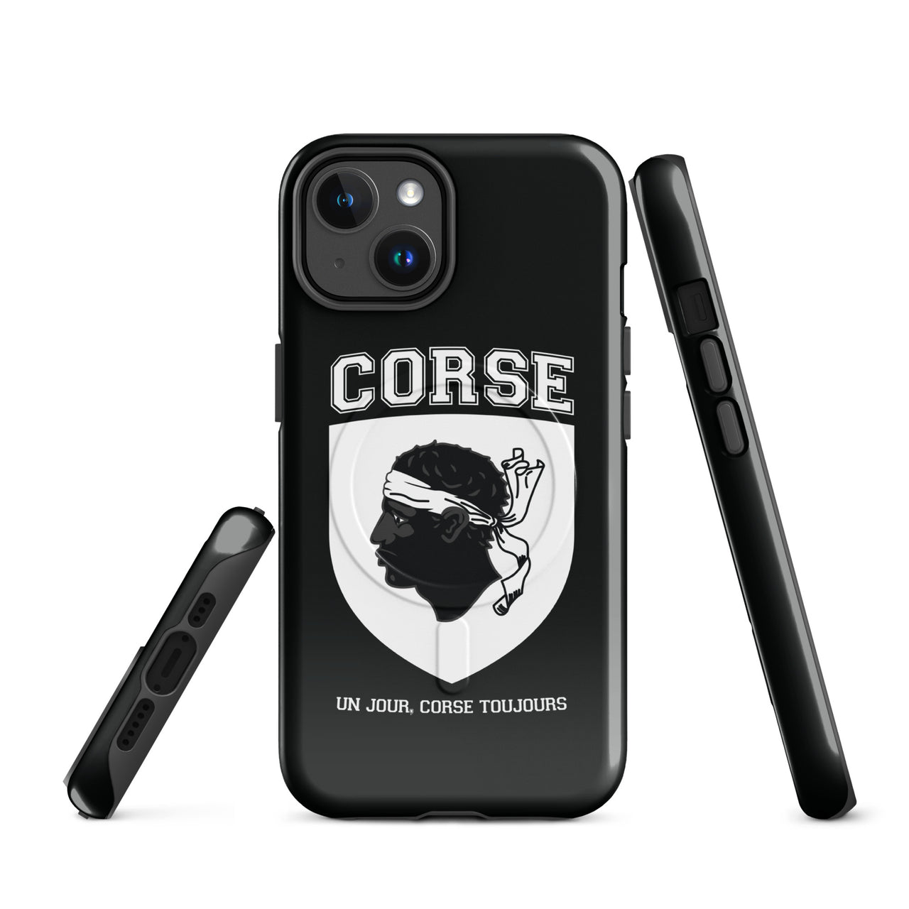 Coque iPhone Corse matte - Un jour, Corse toujours