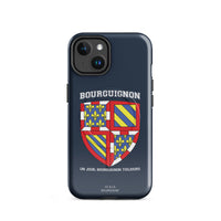 Thumbnail for Coque iPhone Bourgogne matte - Blason bourguignon humoristique