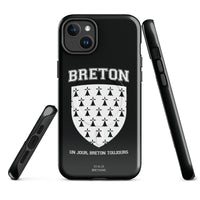 Thumbnail for Coque iPhone Bretagne matte - design robuste et humoristique