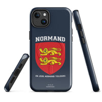 Thumbnail for Coque iPhone Normandie glossy - Normand un jour dos