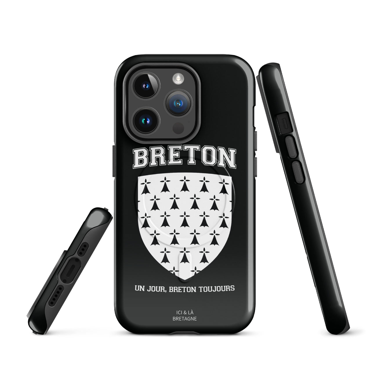 Coque iPhone Bretagne matte - protection double couche