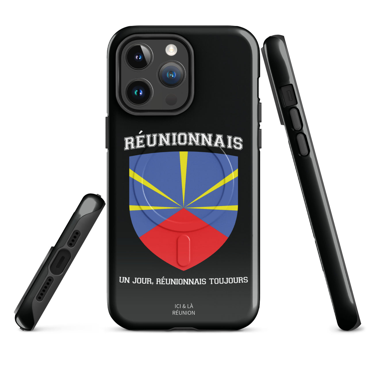 Coque iPhone Réunion glossy - Réunionnais un jour