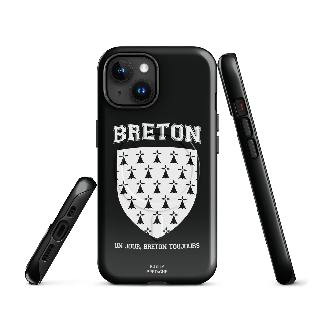 Coque iPhone Bretagne glossy - pour les amoureux de la Bretagne