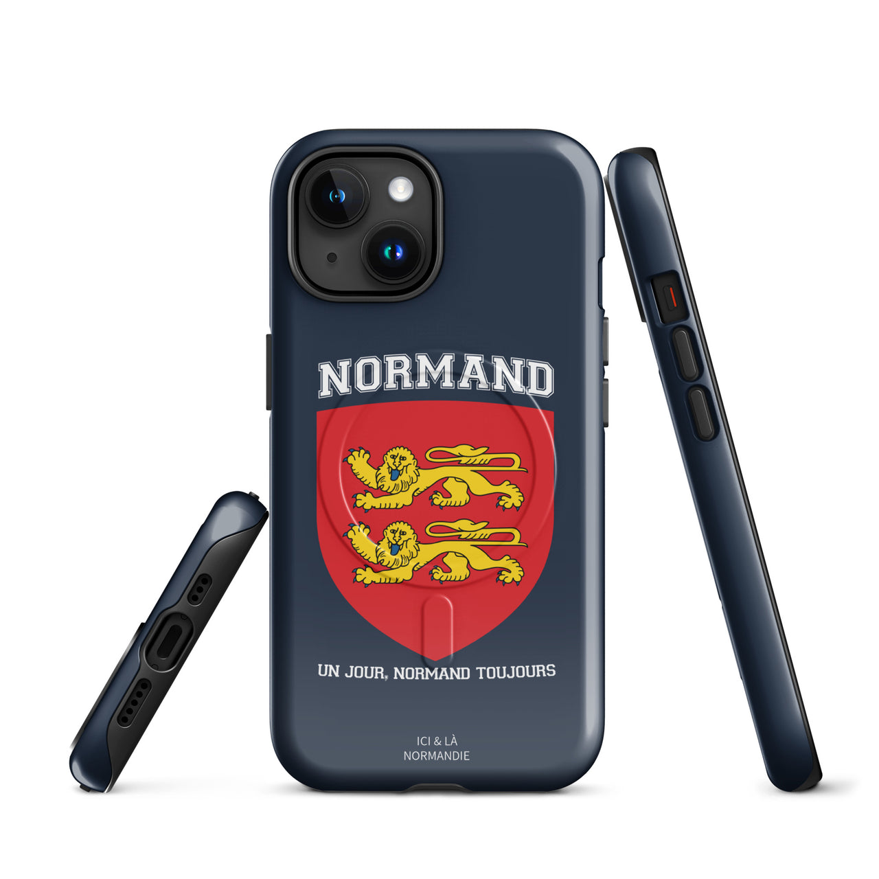 Coque iPhone Normandie matte - Normand un jour face