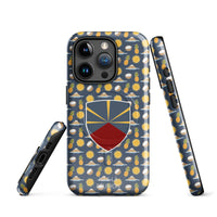 Thumbnail for Coque iPhone Réunion glossy dos - Blason et motif tropical