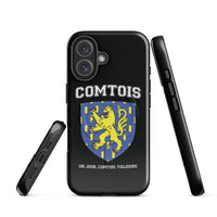 Thumbnail for Coque iPhone Comtois matte - comtois un jour, comtois toujours