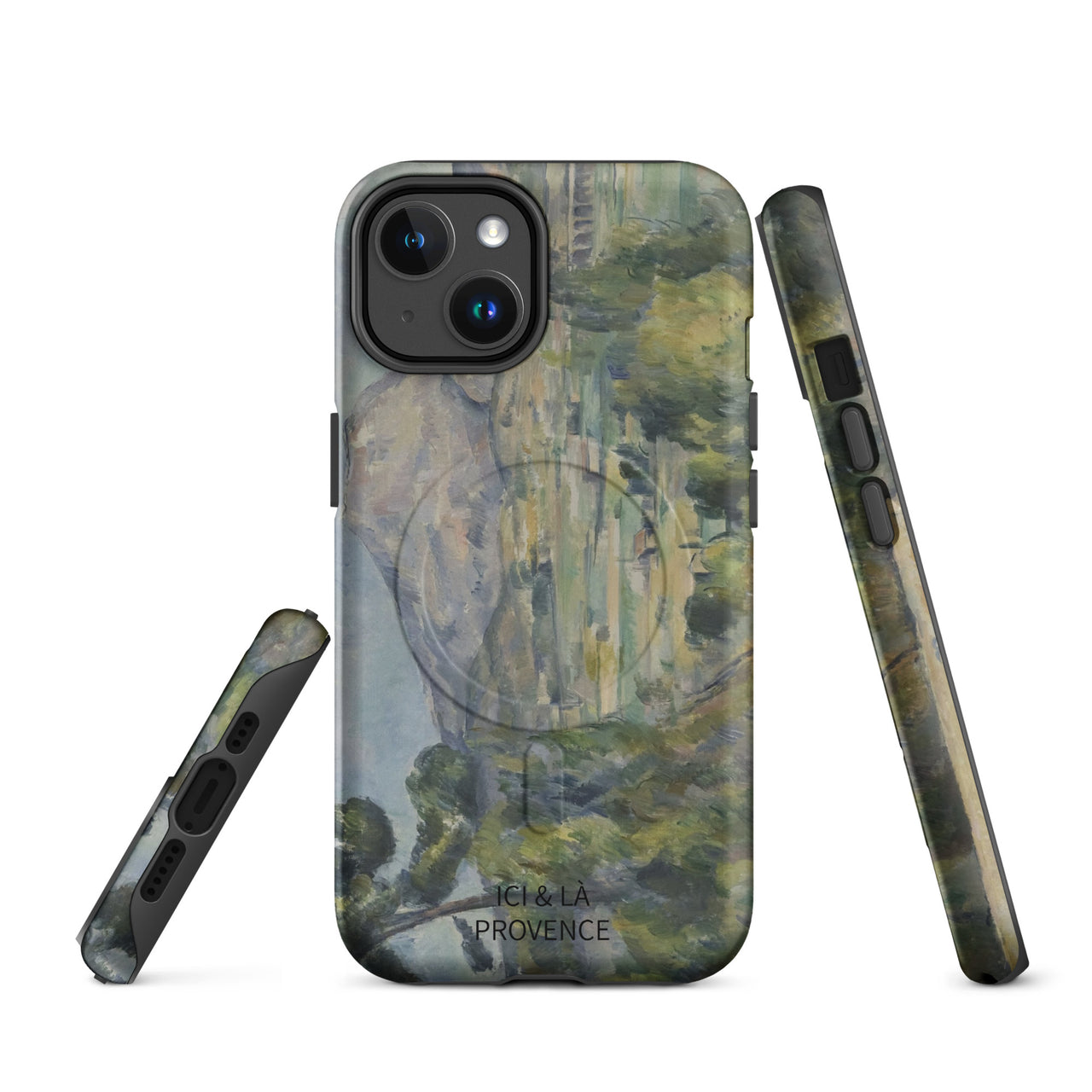 Coque iPhone Provence matte - Montagne Sainte-Victoire design