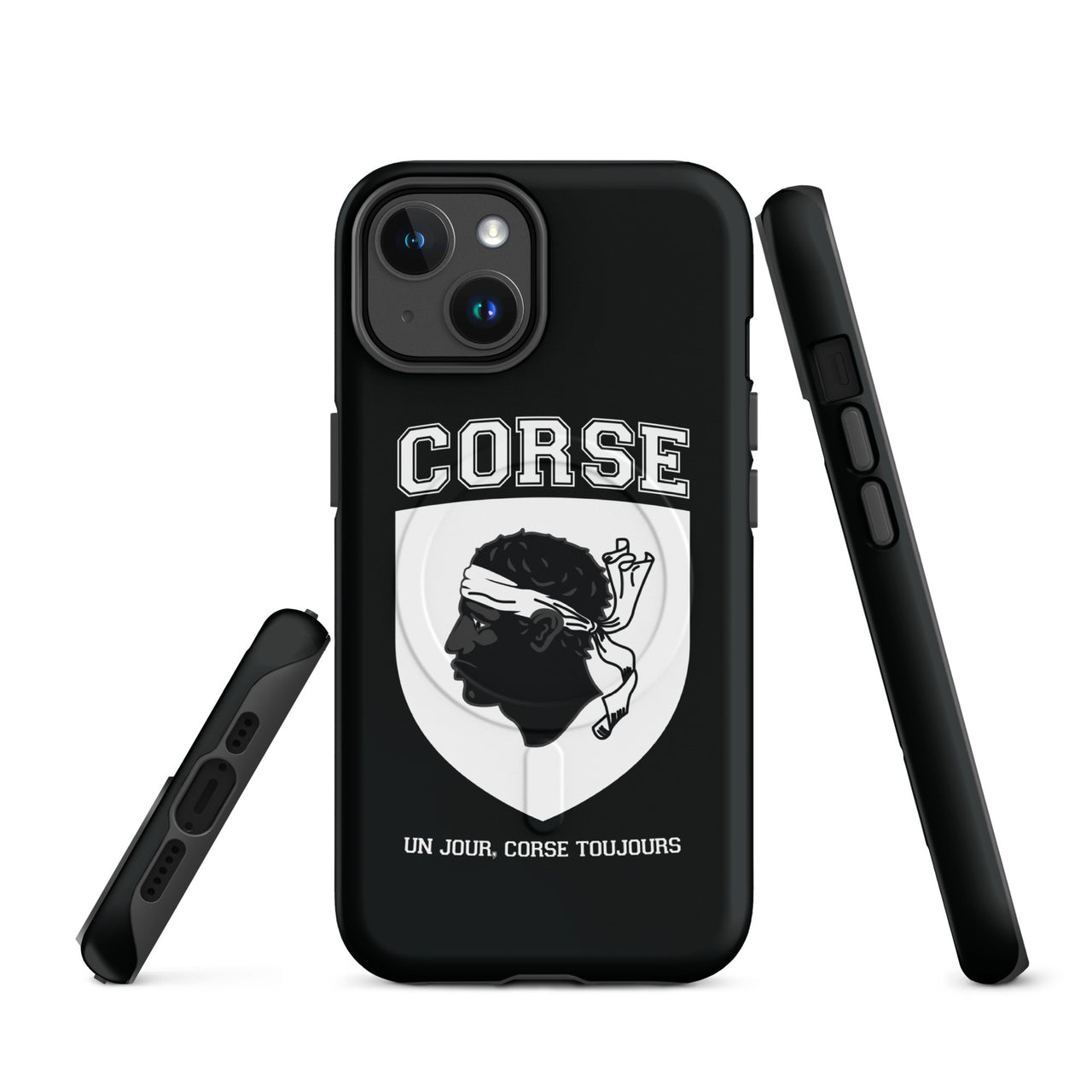 Coque iPhone Corse glossy - Fierté et protection
