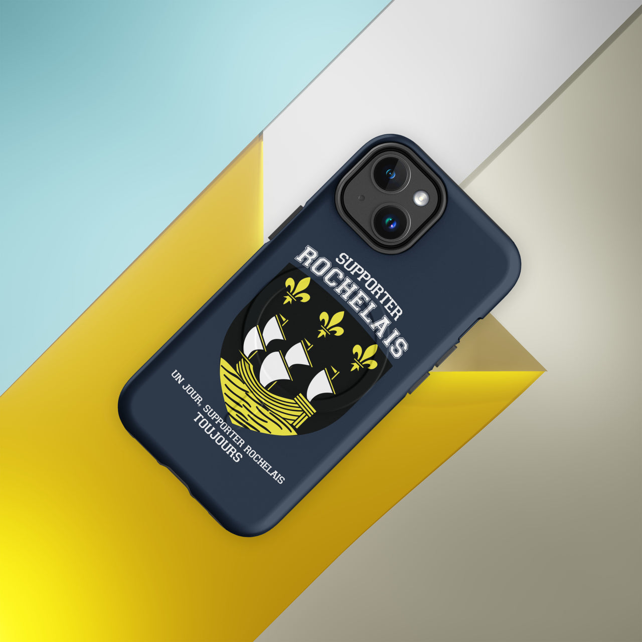 Coque La Rochelle glossy - Supporter Rochelais un jour