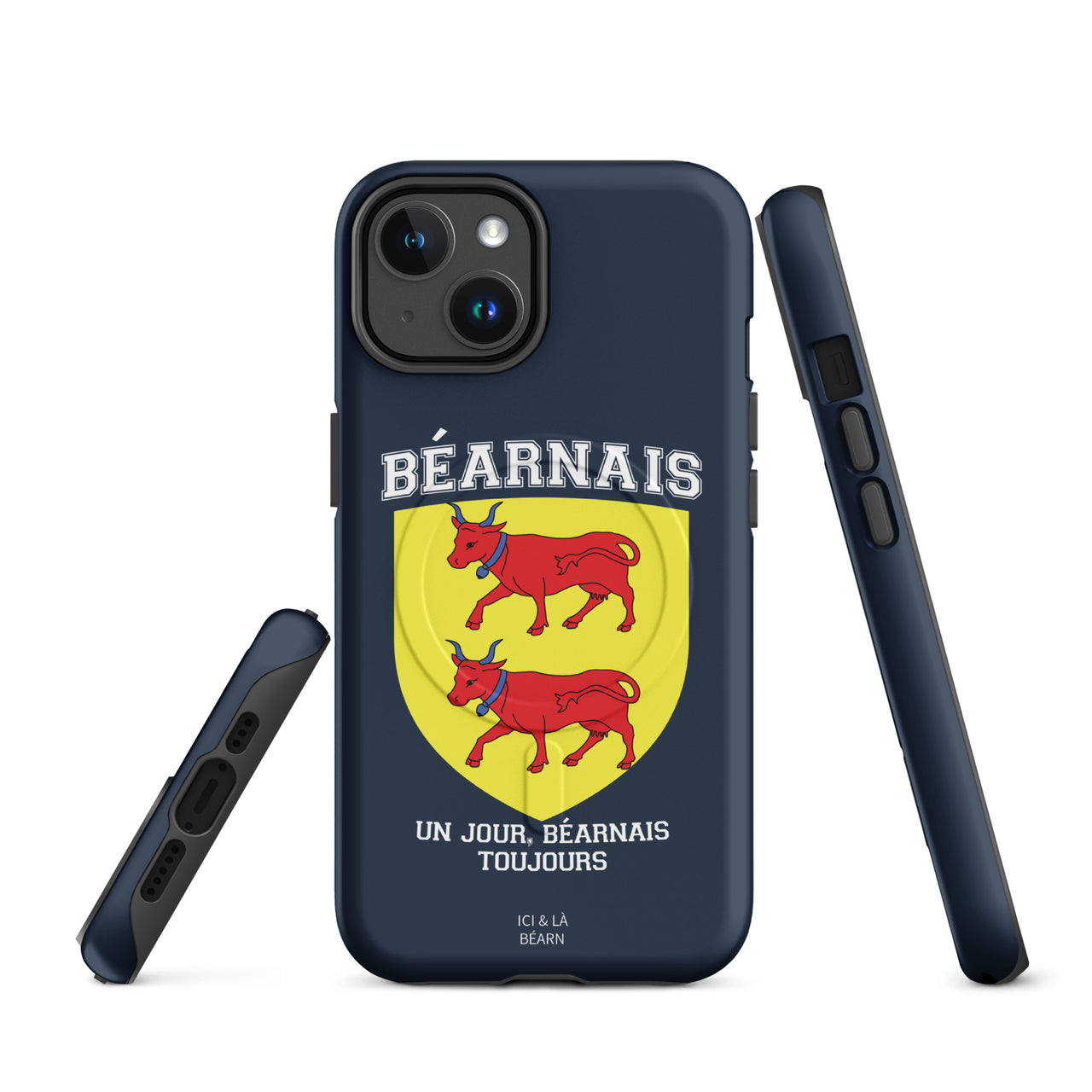 Coque iPhone Béarn glossy - design humoristique et local