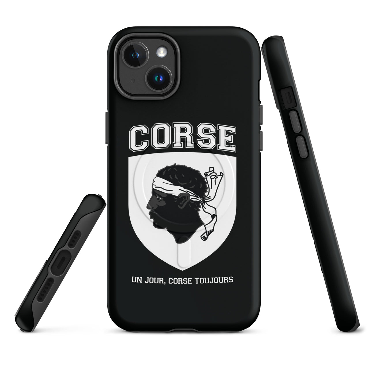Coque iPhone Corse glossy - Design robuste et élégant