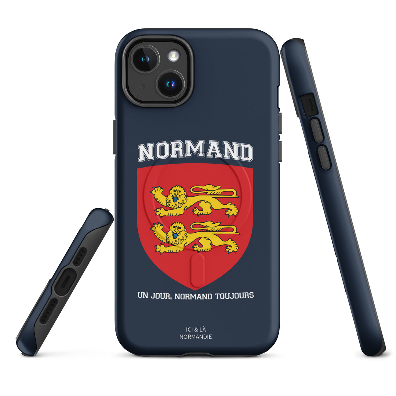 Coque iPhone Normandie matte - Normand un jour face