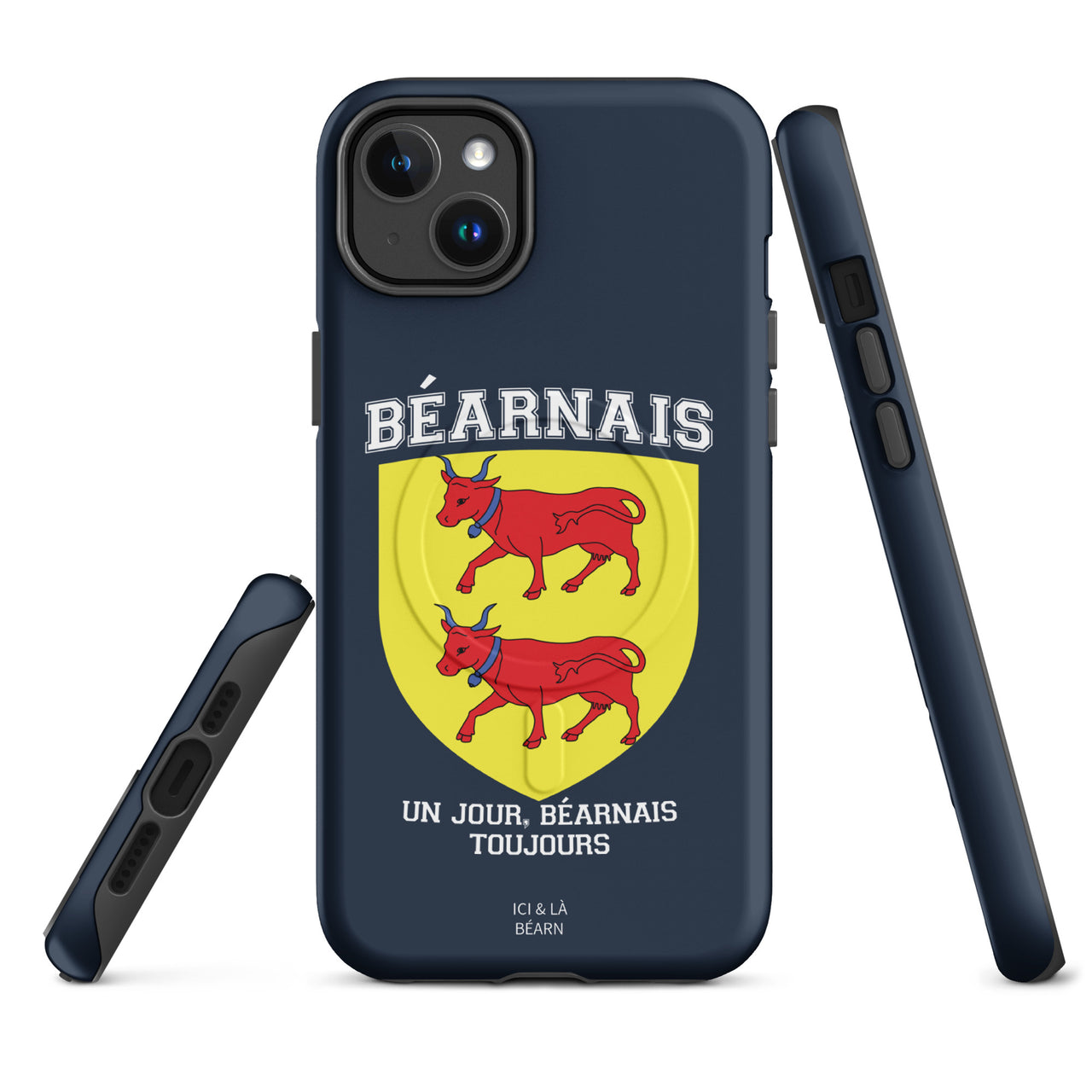Coque iPhone Béarn glossy - blason du Béarn
