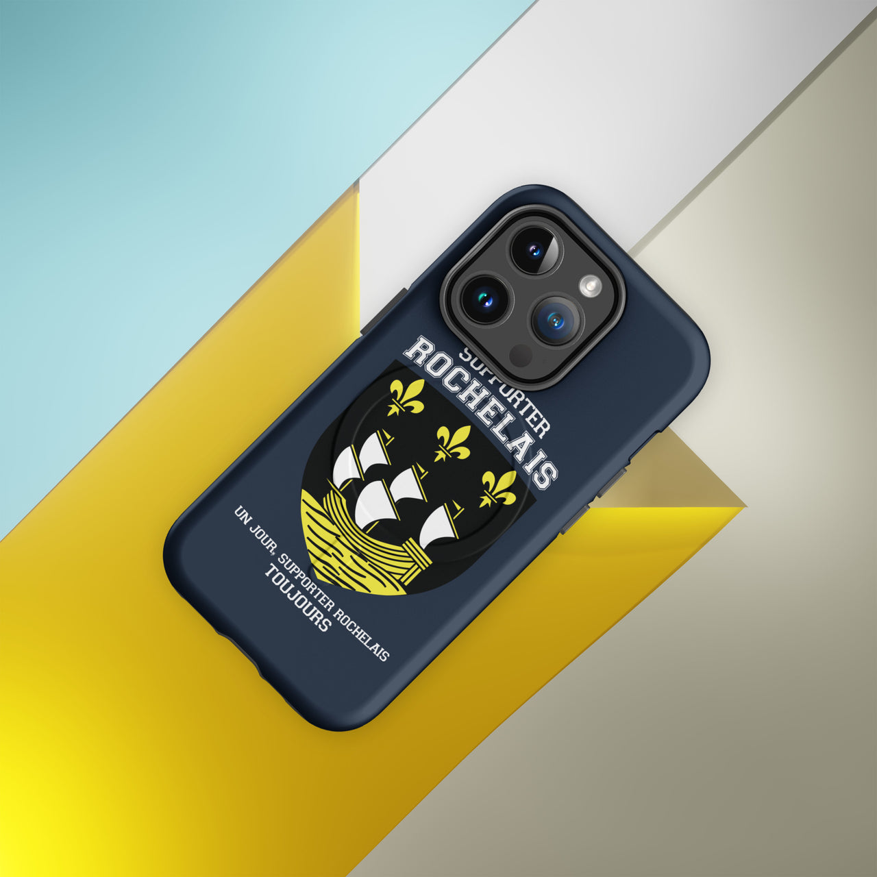 Coque La Rochelle glossy - Supporter Rochelais un jour