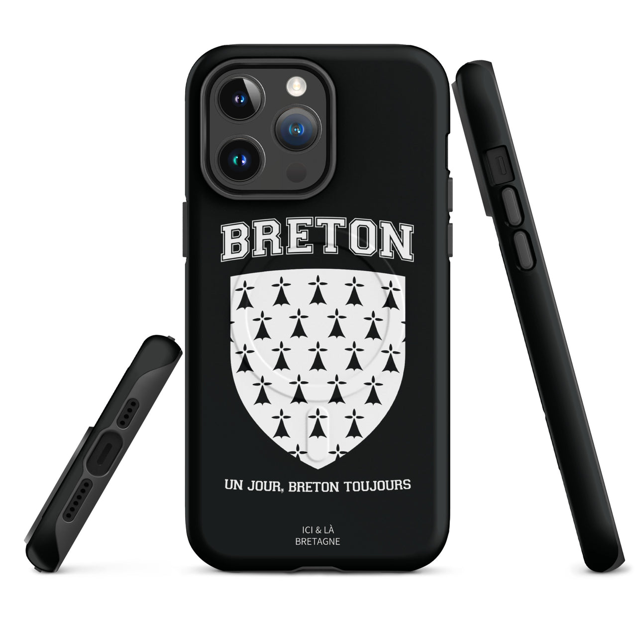 Coque iPhone Bretagne matte - fixation MagSafe intégrée