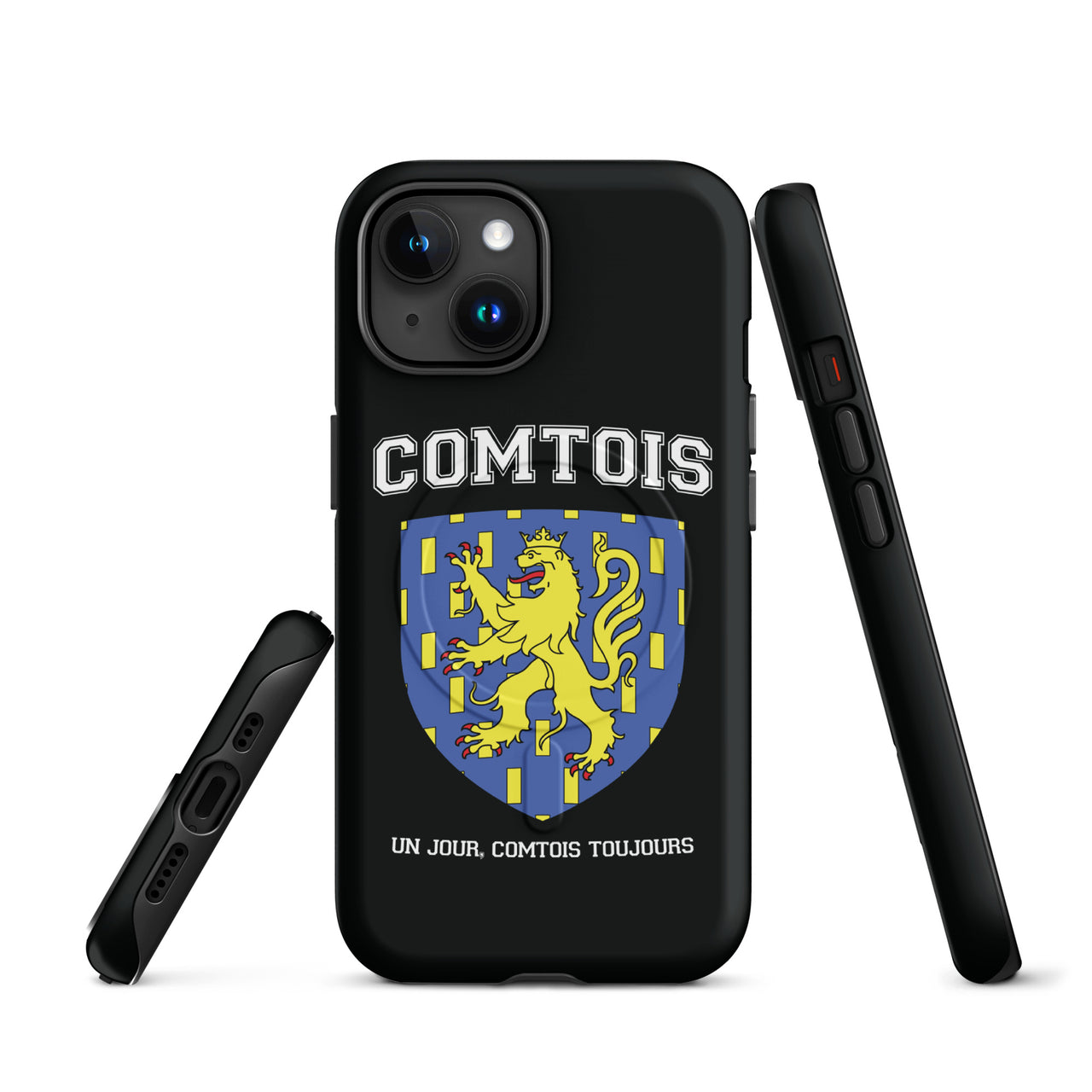 Coque iPhone Comtois glossy - comtois un jour, comtois toujours