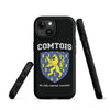 Coque iPhone Comtois glossy - comtois un jour, comtois toujours