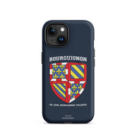 Thumbnail for Coque iPhone Bourgogne glossy - Blason bourguignon humoristique
