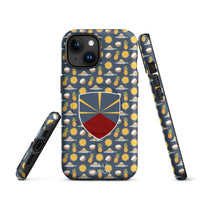 Thumbnail for Coque iPhone Réunion glossy - Blason et motif tropical