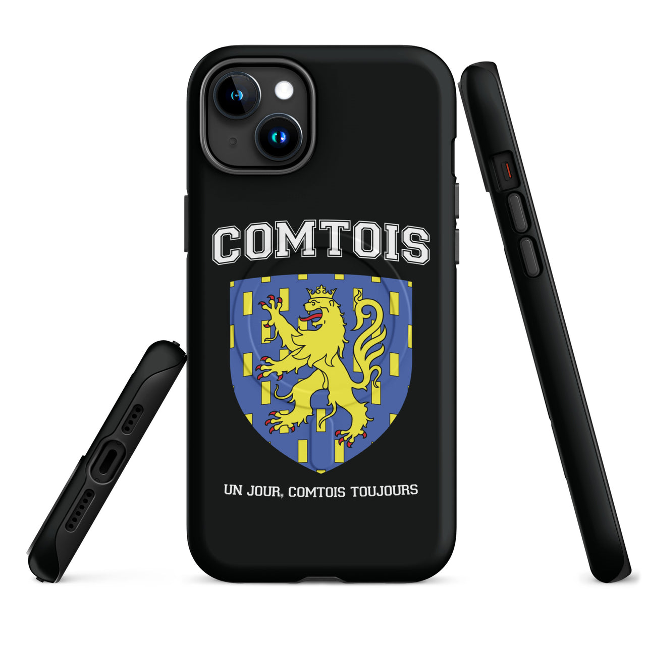 Coque iPhone Comtois glossy - comtois un jour, comtois toujours