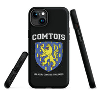 Thumbnail for Coque iPhone Comtois glossy - comtois un jour, comtois toujours