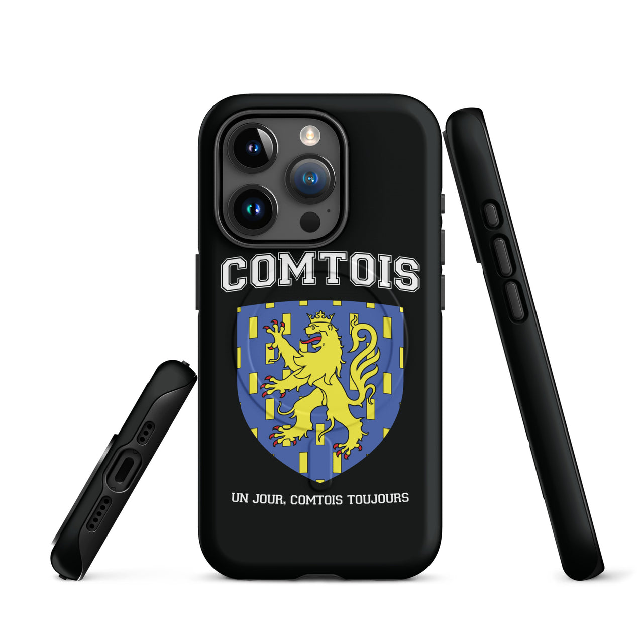 Coque iPhone Comtois glossy - comtois un jour, comtois toujours