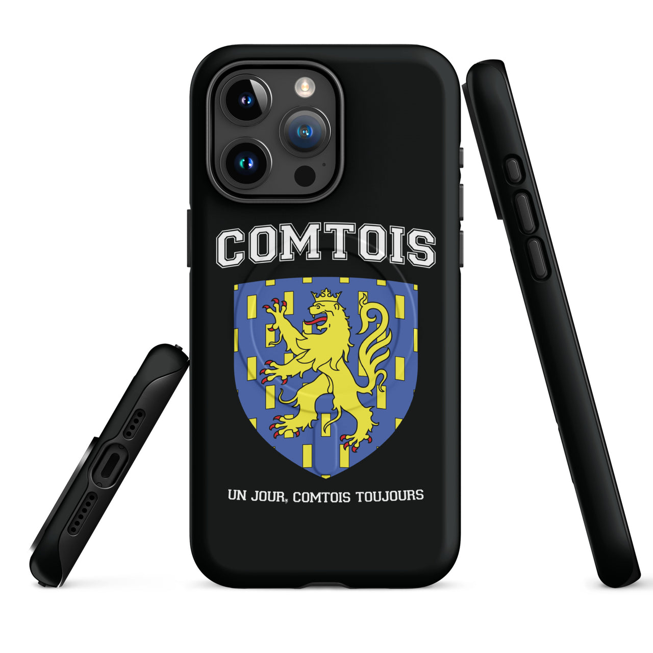 Coque iPhone Comtois glossy - comtois un jour, comtois toujours