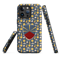 Thumbnail for Coque iPhone Réunion glossy face - Blason et motif tropical