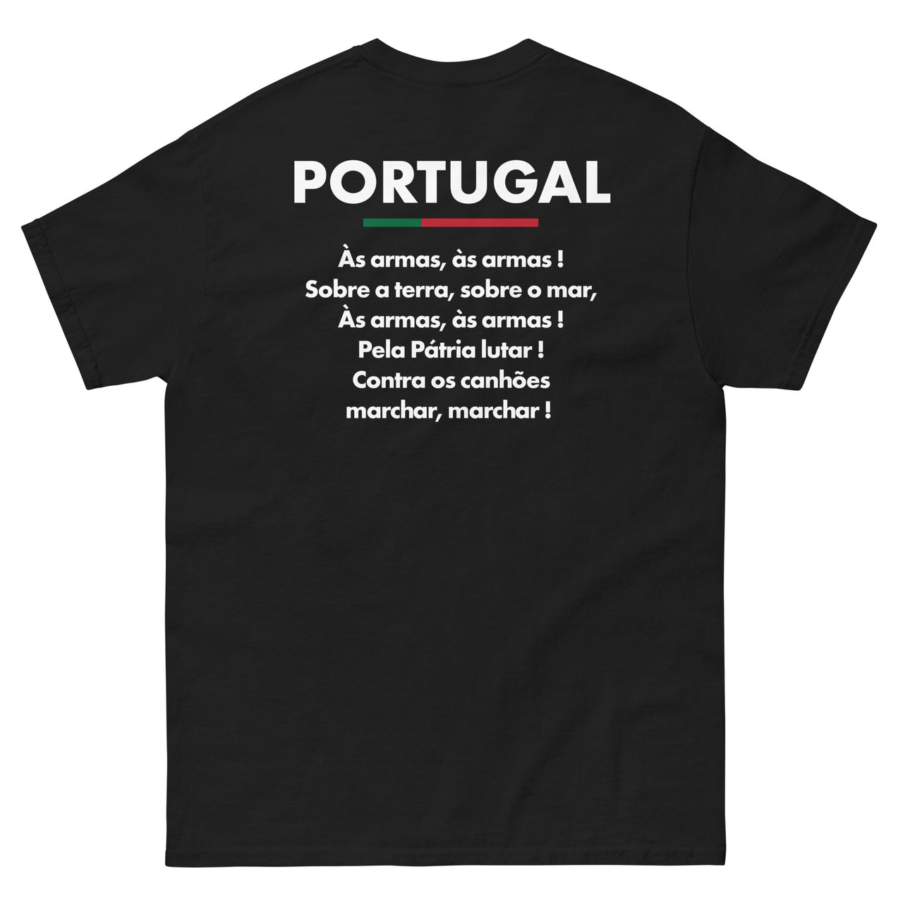 T-shirt Portugal bordeaux - Hymne A Portuguesa