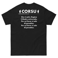 Thumbnail for T-shirt Corse bordeaux - Hymne Dio vi salvi, Regina