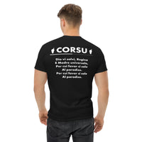Thumbnail for T-shirt Corse noir - Hymne Dio vi salvi, Regina