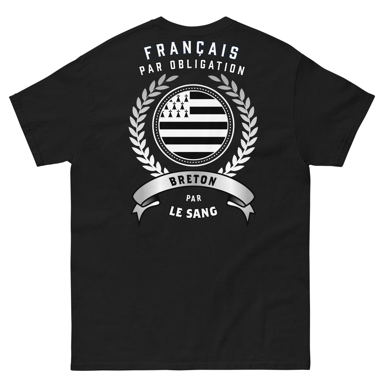 Breton par le sang - T-shirt imprimé Dos coton