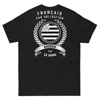 Thumbnail for Breton par le sang - T-shirt imprimé Dos coton