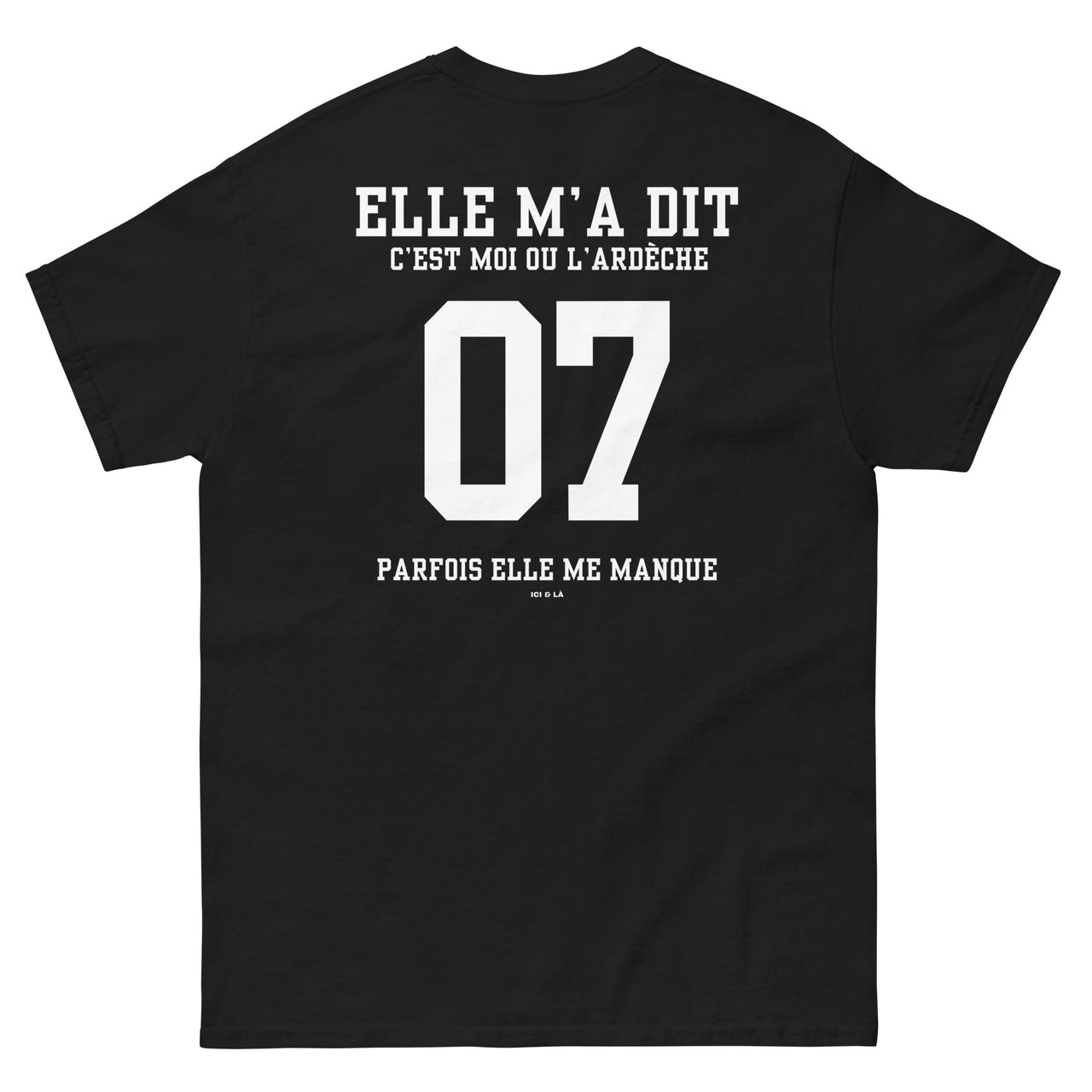 T-shirt Ardèche bordeaux - C'est moi ou l'Ardèche