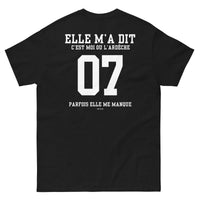 Thumbnail for T-shirt Ardèche bordeaux - C'est moi ou l'Ardèche