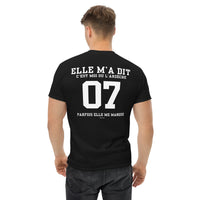 Thumbnail for T-shirt Ardèche bordeaux dos - C'est moi ou l'Ardèche