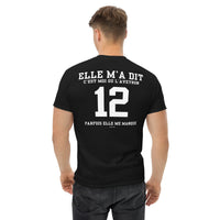 Thumbnail for T-shirt Aveyron noir - Elle m'a dit moi ou l'Aveyron