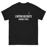 Thumbnail for T-shirt humour apéro noir dos - Engagez-vous pour l'alcool
