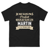 T-shirt Martin bordeaux - Je ne suis pas parfait, presque