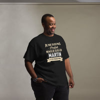 Thumbnail for T-shirt Martin bleu marine - Je ne suis pas parfait, presque